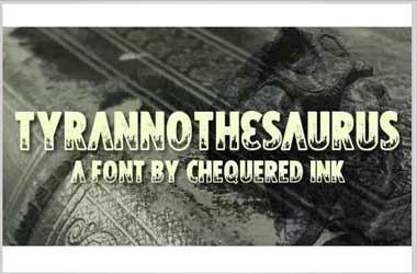 Tyrannothesaurus Font Free Download