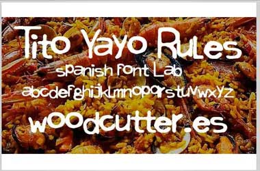 Tito Yayo Rules Font Free Download