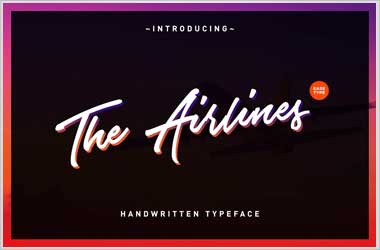 Airlines Script Font Free Download