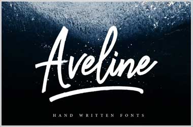 Aveline Brush Script Font Free Download