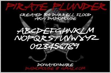 Pirate Plunder Font Free Download