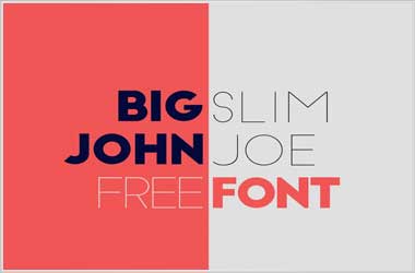 Big John Slim Joe Font Free Download