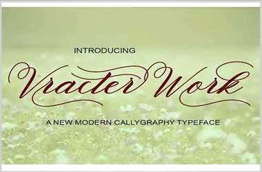 Vracter Work Font Free Download
