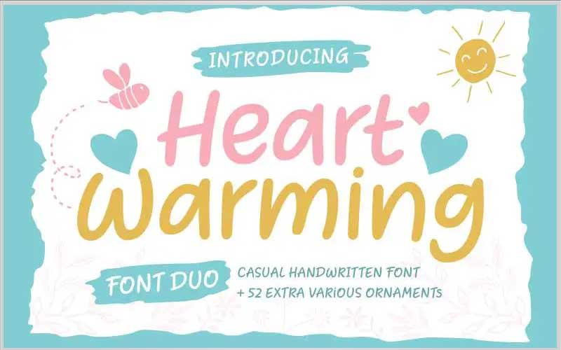 Heart Warming Font Free Download