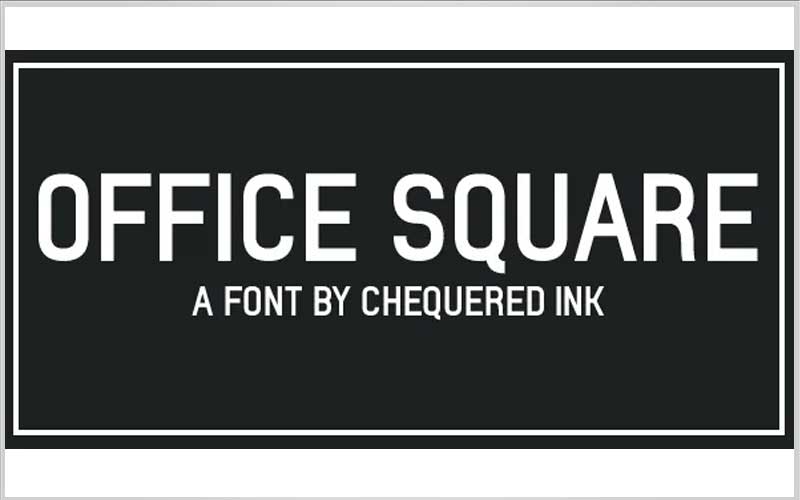 Office Square Font Free Download
